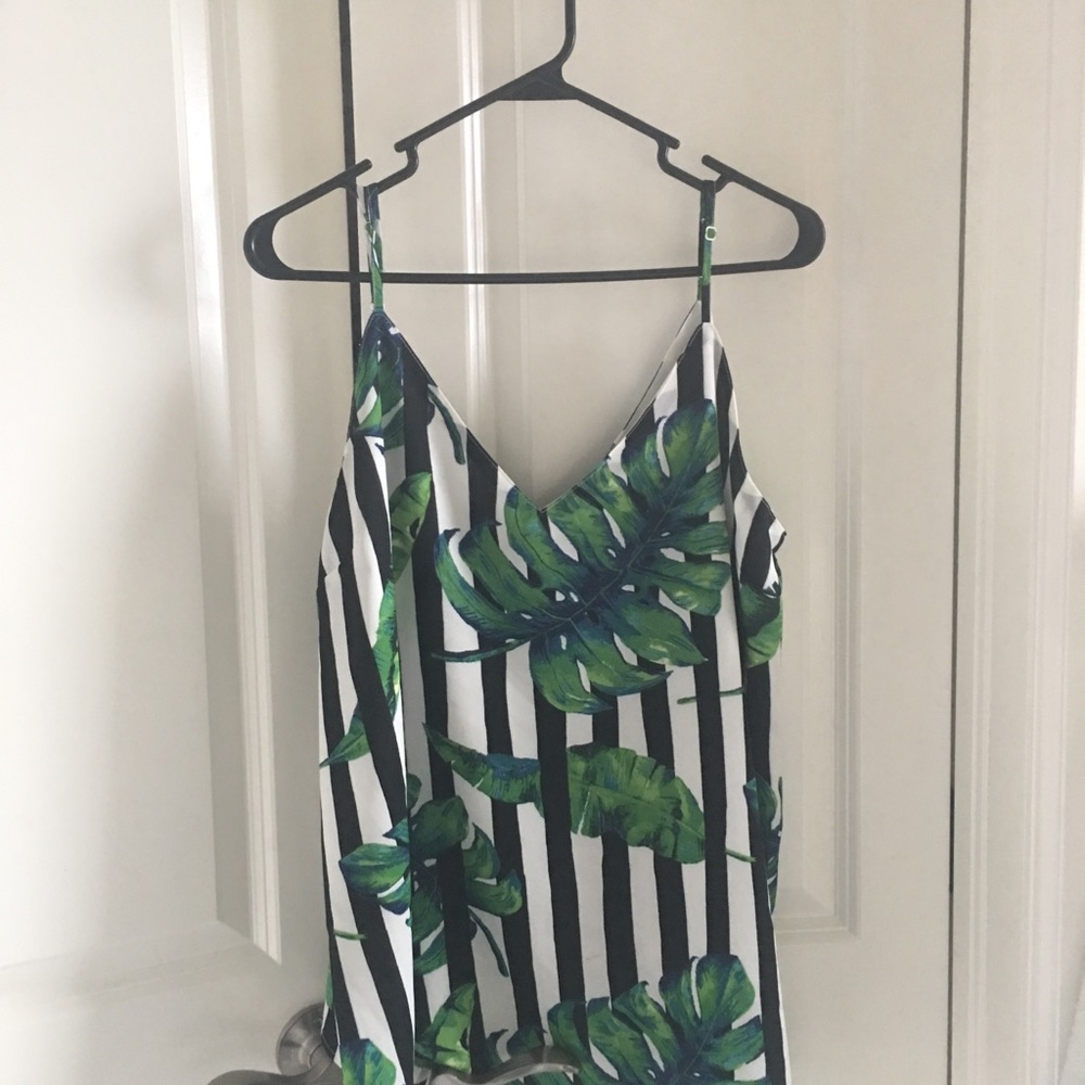 ASOS Palm Print Maternity Tank Top